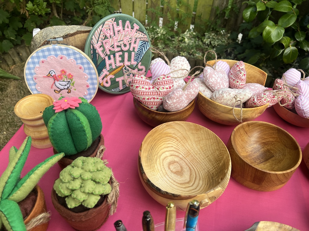Trying out our first market stall, photograph 8