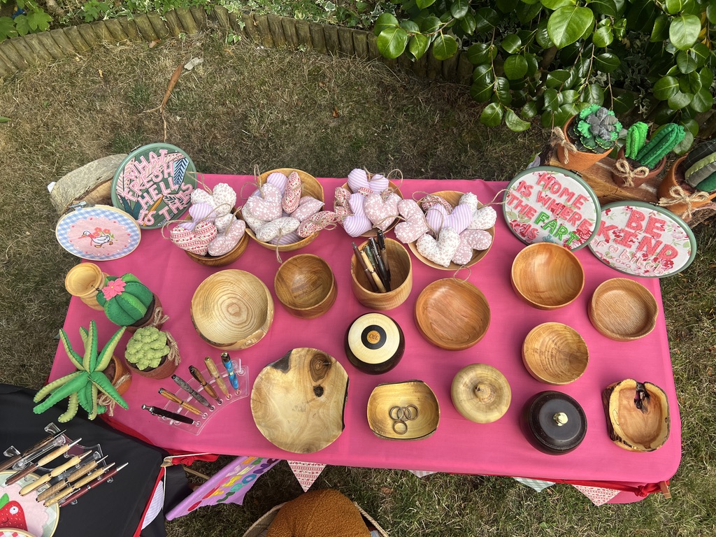Trying out our first market stall, photograph 9
